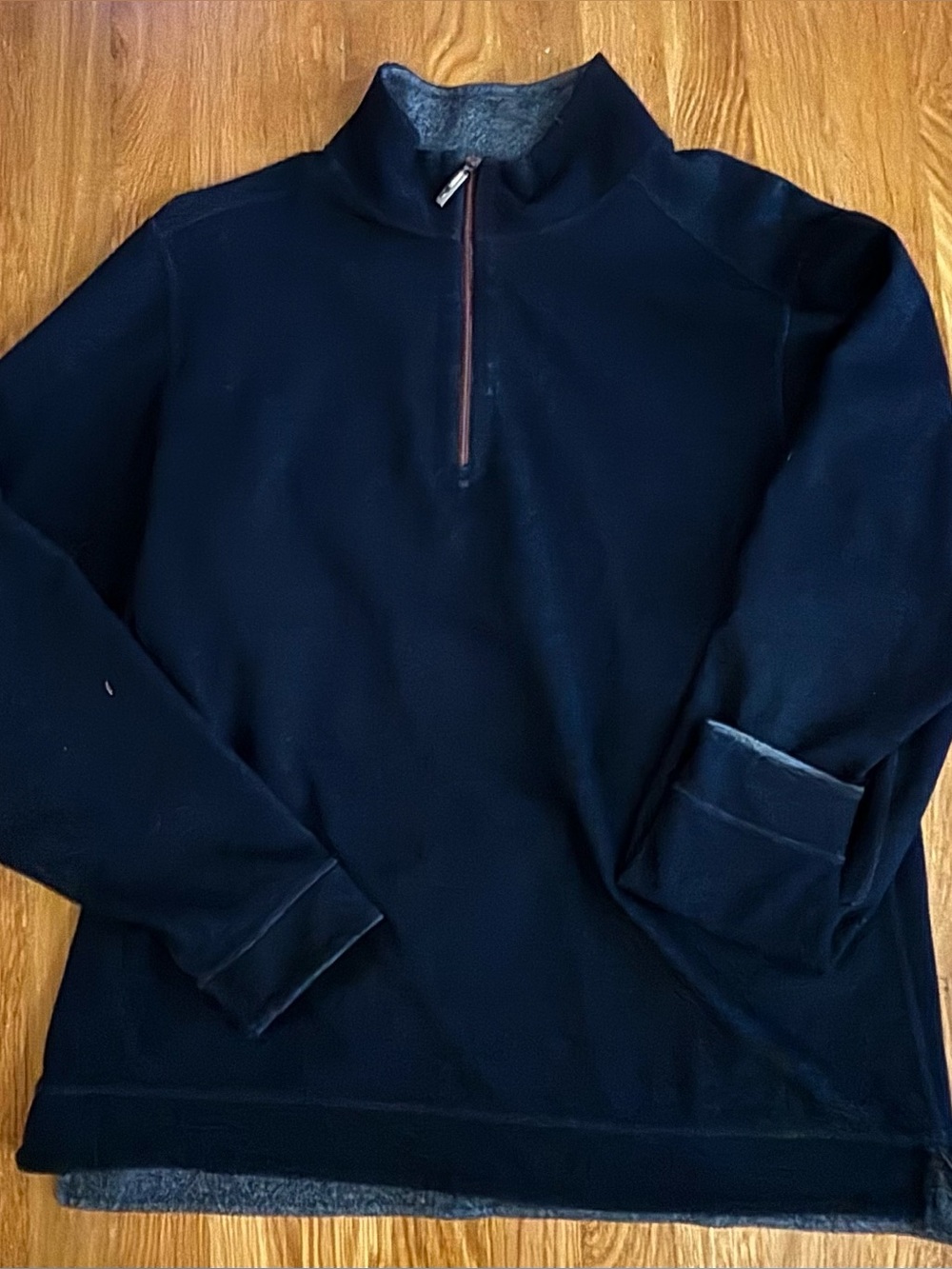Tommy Bahama Quarter Zip - Navy - Mens L